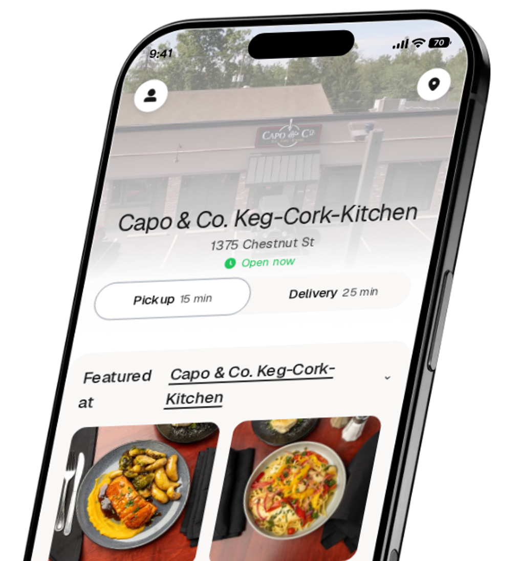 Capo & Co. Keg-Cork-Kitchen app preview